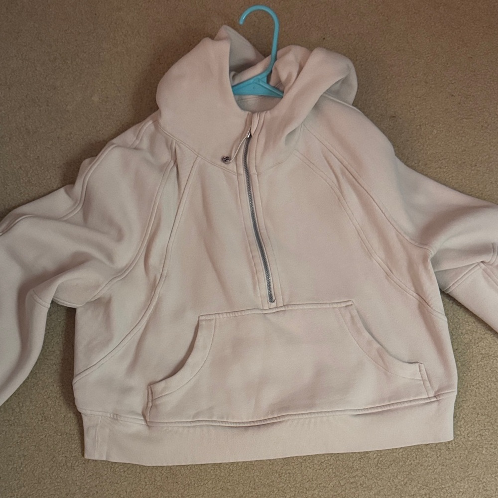 Lululemon Athletica Cream Scuba Hoodie